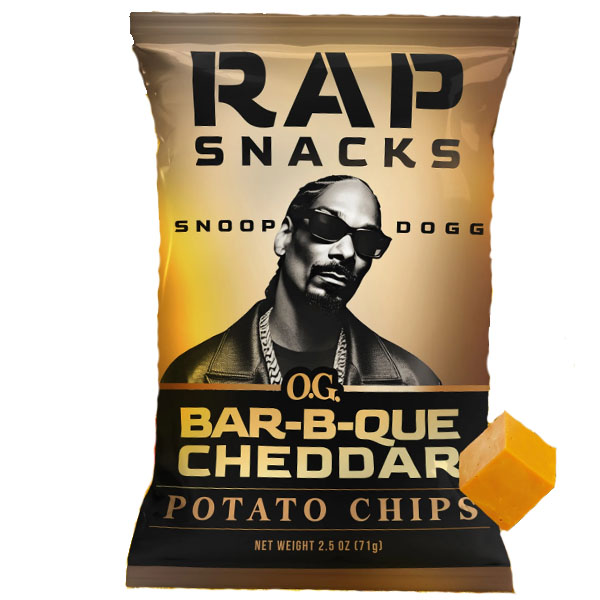 Rap Snacks Snoop Dogg BBQ Cheddar 71g