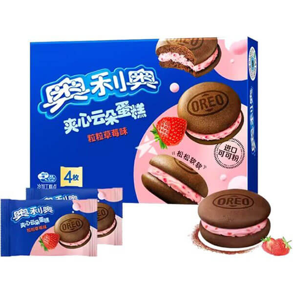 Oreo Strawberry Soft Sponge Cake 88g