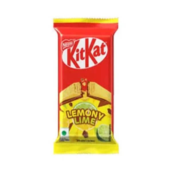 Sladkarije Kit Kat z okusom limone in lime, slovite ameriške dobrote, idealne za osvežitev in uživanje.