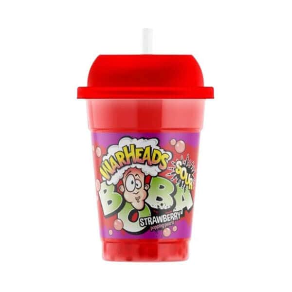 Barvita Warheads B.O.B. sladoled v domu, okus jagode, zabavni ameriški sladoled za otroke, sladke in osvežujoče sladice, predvsem za ljubitelje ameriških dobrot.