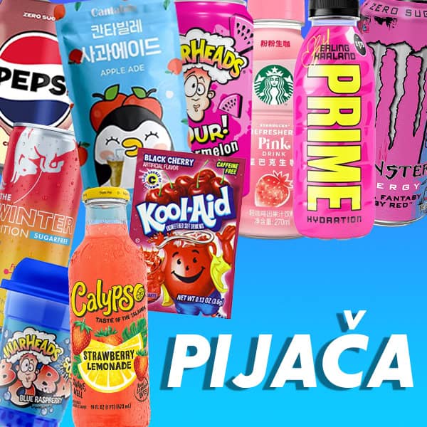 Osvežujoče ameriške sladke pijače, sadni napitki in energijske pijače za dom in zabavo | AmeriskeDobrote.si.