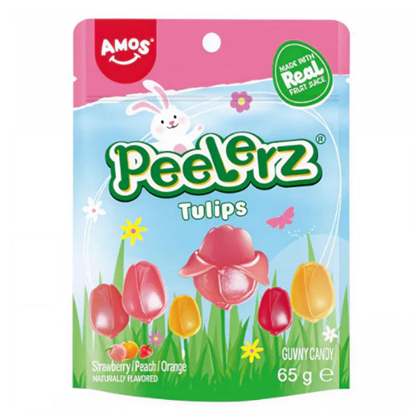 Amos Peelerz Gummy Tulips 65g