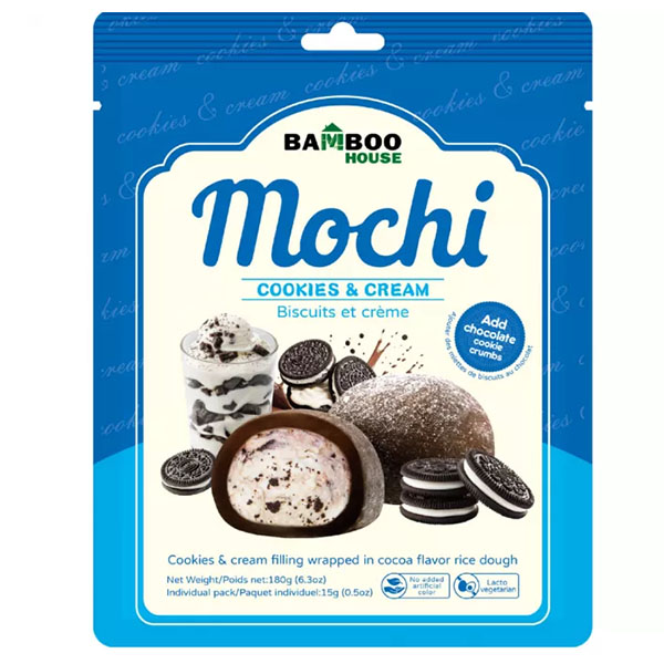 Bamboo House Cookies & Cream Mochi 180g