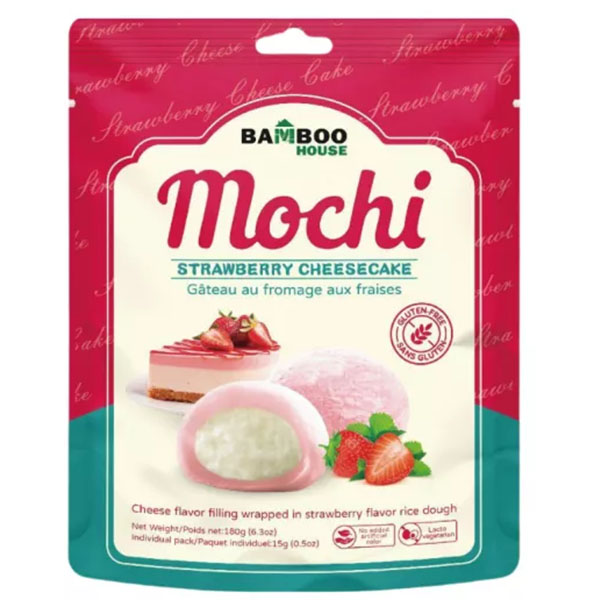 Bamboo House Strawberry Cheesecake Mochi 180g