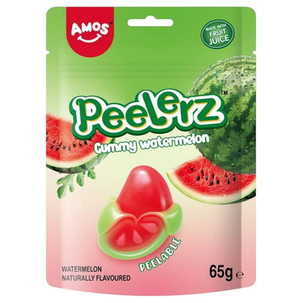 Amos Peelerz Gummy Watermelon 65g