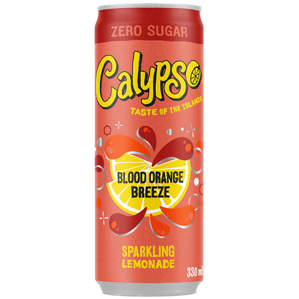 Calypso Blood Orange Breeze Zero Sugar 330ml