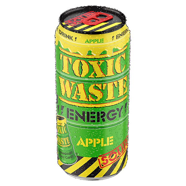 Toxic Waste Energy Sour Apple 500ml