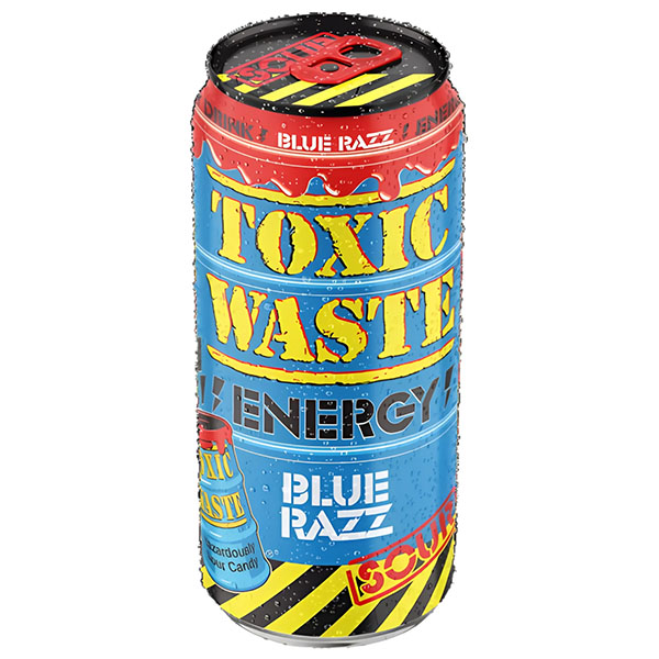 Toxic Waste Energy Sour Blue Razz 500ml