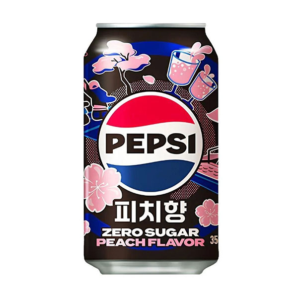Pepsi Zero Sugar Peach 355ml